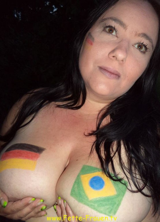 mollige Hausfrau