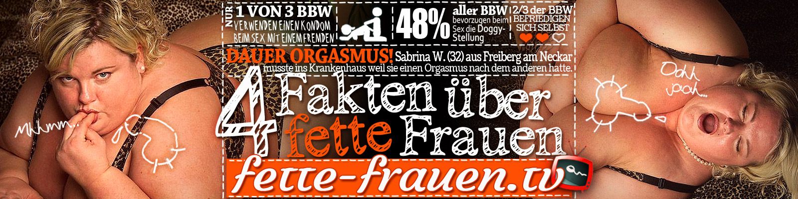 Sexinserate von dicken und fetten Frauen